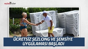 KUŞADASI'NDA PLAJLAR HALKIN KULLANIMINDA 
