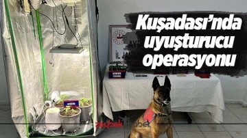 Kuşadası&rsquo;nda uyuşturucu operasyonu