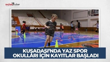 KUŞADASI&rsquo;NDA YAZ SPOR OKULLARI İ&Ccedil;İN KAYITLAR BAŞLADI