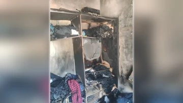 Kuşadası&rsquo;ndaki yangına itfaiyeden zamanında m&uuml;dahale