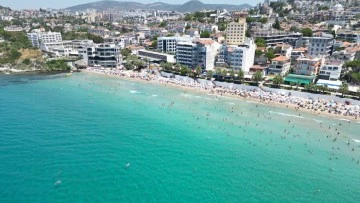 Kuşadası&rsquo;nın Mavi Bayraklı plajlarına tam not