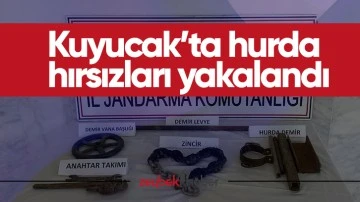 Kuyucak&rsquo;ta hurda hırsızları yakalandı