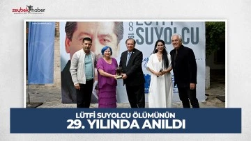 L&Uuml;TFİ SUYOLCU &Ouml;L&Uuml;M&Uuml;N&Uuml;N 29. YILINDA ANILDI