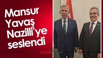 Mansur Yavaş Nazilli&rsquo;ye seslendi