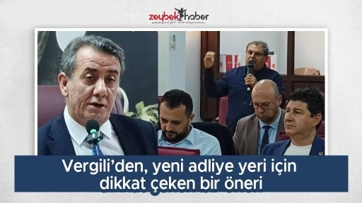Mehmet Vergili'den Adliye Sarayı İ&ccedil;in Alternatif Yer &Ouml;nerisi: "Ser&ccedil;ek&ouml;y Daha Uygun"
