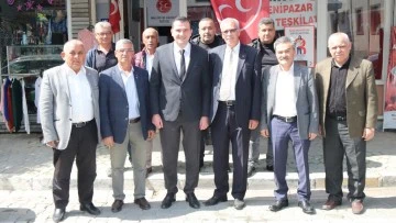 MHP&rsquo;li Pehlivan, Yenipazar&rsquo;da vatandaşın g&ouml;nl&uuml;n&uuml; kazandı