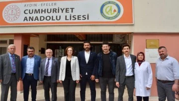 MHP Milletvekili Adayı Depboylu, mezun olduğu liseye gitti