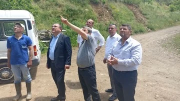 Milletvekili Karakoz, K&ouml;şk&rsquo;te kestane &uuml;reticileri ile buluştu