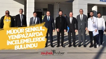 M&uuml;d&uuml;r Şenkul, Yenipazar'da incelemelerde bulundu