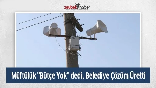 M&uuml;ft&uuml;l&uuml;k "B&uuml;t&ccedil;e Yok"dedi, Belediye &Ccedil;&ouml;z&uuml;m &Uuml;retti