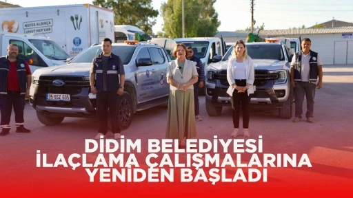 DİDİM BELEDİYESİ İLAÇLAMA ÇALIŞMALARINA YENİDEN BAŞLADI