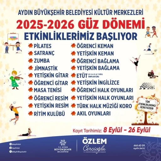 BAŞKAN &Ccedil;ER&Ccedil;İOĞLU AYDINLILARI SPOR, SANAT VE EĞİTİMLE BULUŞTURUYOR