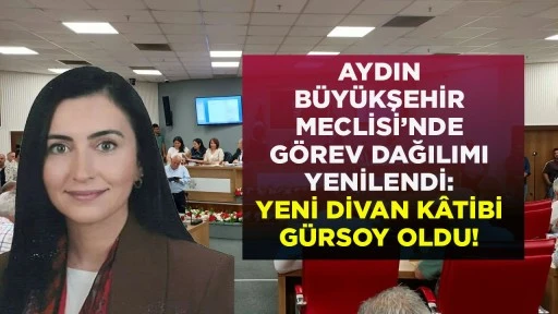 AYDIN B&Uuml;Y&Uuml;KŞEHİR MECLİSİ&rsquo;NDE G&Ouml;REV DAĞILIMI YENİLENDİ: YENİ DİVAN K&Acirc;TİBİ G&Uuml;RSOY OLDU!