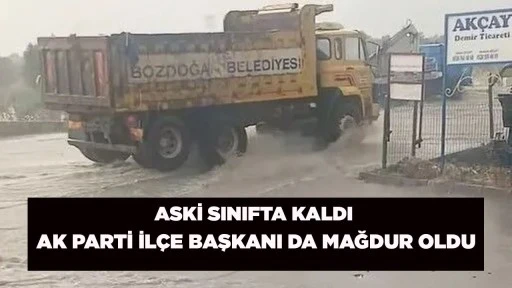 ASKİ SINIFTA KALDI AK PARTİ İL&Ccedil;E BAŞKANI DA MAĞDUR OLDU
