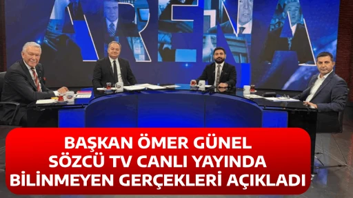 BAŞKAN &Ouml;MER G&Uuml;NEL S&Ouml;ZC&Uuml; TV CANLI YAYINDA BİLİNMEYEN GER&Ccedil;EKLERİ A&Ccedil;IKLADI