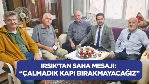 Irsık&rsquo;tan saha mesajı: &ldquo;&Ccedil;almadık kapı bırakmayacağız&rdquo;