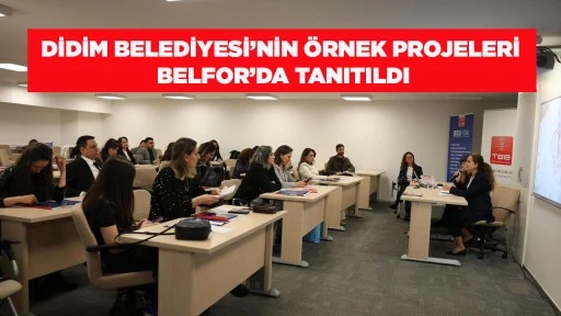 DİDİM BELEDİYESİ, S&Uuml;RD&Uuml;R&Uuml;LEBİLİR HİZMET VİZYONU DOĞRULTUSUNDA GELİŞTİRDİĞİ EŞİTLİK&Ccedil;İ, &Uuml;RETKEN VE DOĞAYLA UYUMLU PROJELERİYLE YEREL Y&Ouml;NETİMLERDE FARKINDALIK YARATIYOR.
