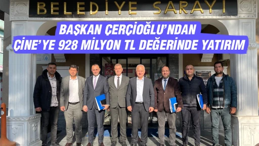 BAŞKAN &Ccedil;ER&Ccedil;İOĞLU&rsquo;NDAN &Ccedil;İNE&rsquo;YE 928 MİLYON TL DEĞERİNDE YATIRIM
