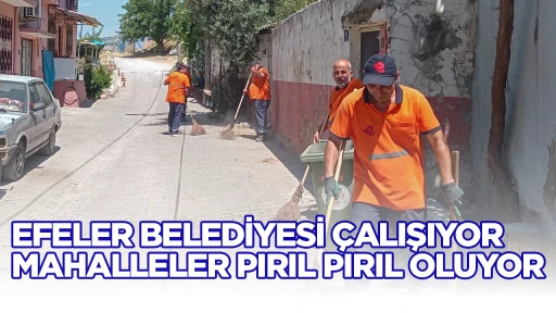 EFELER BELEDİYESİ &Ccedil;ALIŞIYOR MAHALLELER PIRIL PIRIL OLUYOR