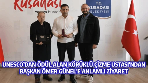UNESCO&rsquo;DAN &Ouml;D&Uuml;L ALAN K&Ouml;R&Uuml;KL&Uuml; &Ccedil;İZME USTASI'NDAN BAŞKAN &Ouml;MER G&Uuml;NEL'E ANLAMLI ZİYARET