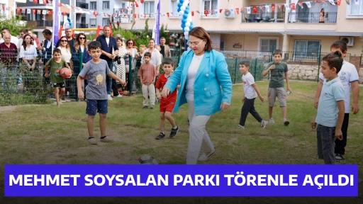 MEHMET SOYSALAN PARKI T&Ouml;RENLE A&Ccedil;ILDI