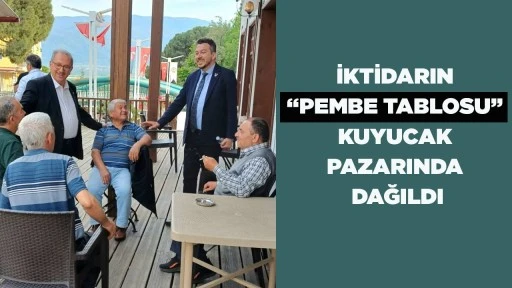 İKTİDARIN &ldquo;PEMBE TABLOSU&rdquo; KUYUCAK PAZARINDA DAĞILDI