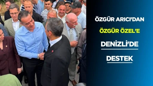 &Ouml;ZG&Uuml;R ARICI'DAN &Ouml;ZG&Uuml;R &Ouml;ZEL'E DENİZLİ'DE DESTEK