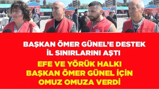  BAŞKAN &Ouml;MER G&Uuml;NEL&rsquo;E DESTEK İL SINIRLARINI AŞTI