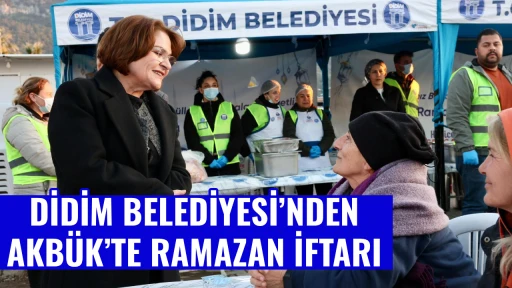 DİDİM BELEDİYESİ&rsquo;NDEN AKB&Uuml;K&rsquo;TE RAMAZAN İFTARI