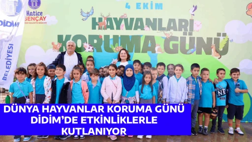 D&Uuml;NYA HAYVANLARI KORUMA G&Uuml;N&Uuml; DİDİM&rsquo;DE ETKİNLİKLERLE KUTLANIYOR
