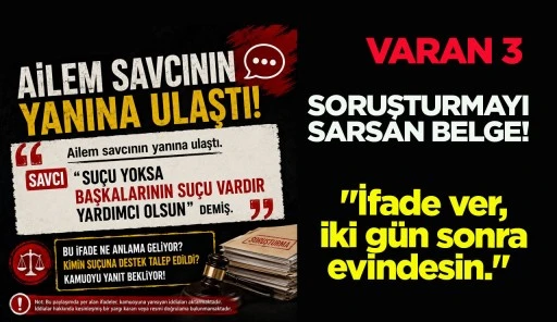 SORUŞTURMAYI SARSAN İDDİA !  "İfade ver, iki g&uuml;n sonra evindesin." 