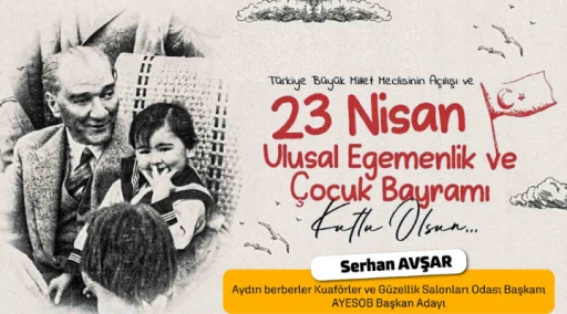 AYDIN BERBERLER ODASI 23 NİSAN KUTLAMA İLANI