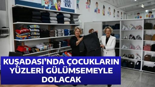 KUŞADASI&rsquo;NDA &Ccedil;OCUKLARIN Y&Uuml;ZLERİ G&Uuml;L&Uuml;MSEMEYLE DOLACAK