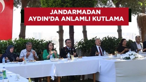 JANDARMADAN AYDIN’DA ANLAMLI KUTLAMA