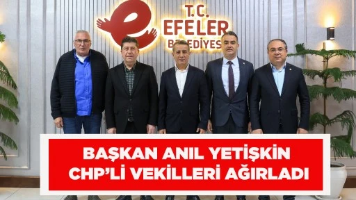 BAŞKAN ANIL YETİŞKİN CHP&rsquo;Lİ VEKİLLERİ AĞIRLADI