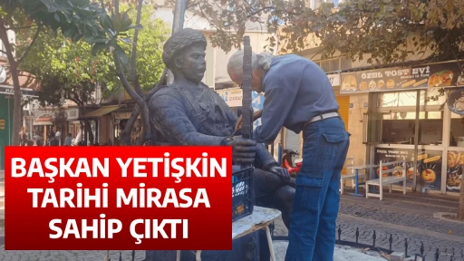 BAŞKAN YETİŞKİN TARİHİ MİRASA SAHİP &Ccedil;IKTI