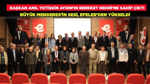 BAŞKAN ANIL YETİŞKİN AYDIN&rsquo;IN BEREKET NEHRİ&rsquo;NE SAHİP &Ccedil;IKTI