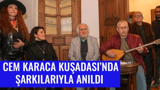 CEM KARACA KUŞADASI&rsquo;NDA ŞARKILARIYLA ANILDI 