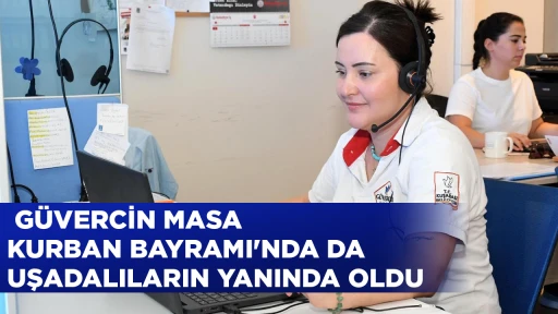  GÜVERCİN MASA KURBAN BAYRAMI'NDA DA KUŞADALILARIN YANINDA OLDU