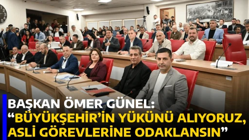 BAŞKAN &Ouml;MER G&Uuml;NEL: &ldquo;B&Uuml;Y&Uuml;KŞEHİR&rsquo;İN Y&Uuml;K&Uuml;N&Uuml; ALIYORUZ, ASLİ G&Ouml;REVLERİNE ODAKLANSIN&rdquo;