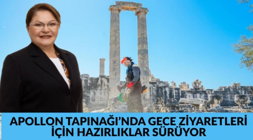 APOLLON TAPINAĞI’NDA GECE ZİYARETLERİ İÇİN HAZIRLIKLAR SÜRÜYOR