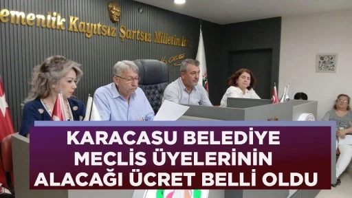 KARACASU BELEDİYE MECLİS ÜYELERİNİN ALACAĞI ÜCRET BELLİ OLDU