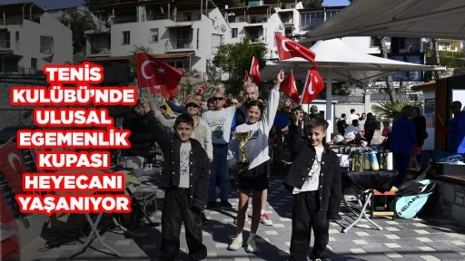 TENİS KUL&Uuml;B&Uuml;&rsquo;NDE ULUSAL EGEMENLİK KUPASI HEYECANI YAŞANIYOR