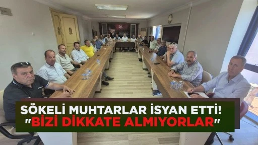 S&Ouml;KELİ MUHTARLAR İSYAN ETTİ! "BİZİ DİKKATE ALMIYORLAR"