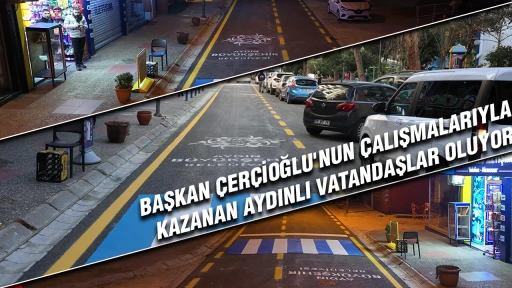 BAŞKAN &Ccedil;ER&Ccedil;İOĞLU'NUN &Ccedil;ALIŞMALARIYLA KAZANAN AYDINLI VATANDAŞLAR OLUYOR