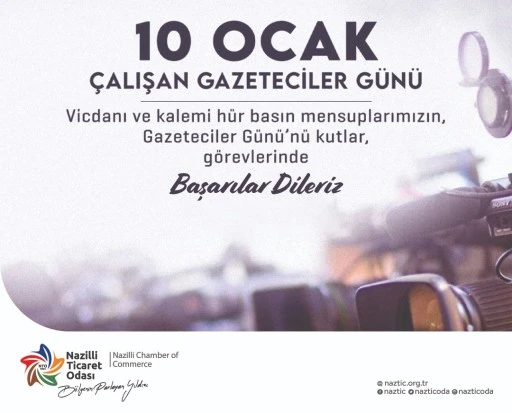 10 OCAK &Ccedil;ALIŞAN GAZETECİLER G&Uuml;N&Uuml; KUTLAMASI