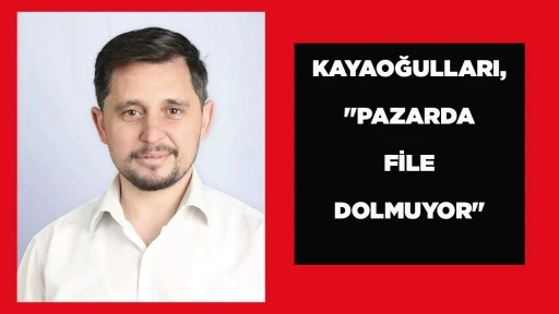 KAYAOĞULLARI, "PAZARDA FİLE DOLMUYOR"