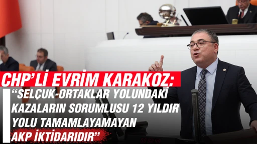 CHP&rsquo;Lİ EVRİM KARAKOZ: &ldquo;SEL&Ccedil;UK-ORTAKLAR YOLUNDAKİ KAZALARIN SORUMLUSU 12 YILDIR YOLU TAMAMLAYAMAYAN AKP İKTİDARIDIR&rdquo;
