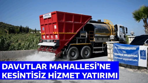 DAVUTLAR MAHALLESİ&rsquo;NE KESİNTİSİZ HİZMET YATIRIMI