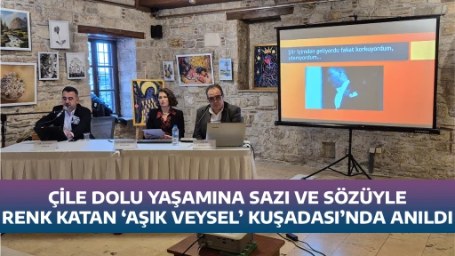 &Ccedil;İLE DOLU YAŞAMINA SAZI VE S&Ouml;Z&Uuml;YLE RENK KATAN &lsquo;AŞIK VEYSEL&rsquo; KUŞADASI&rsquo;NDA ANILDI